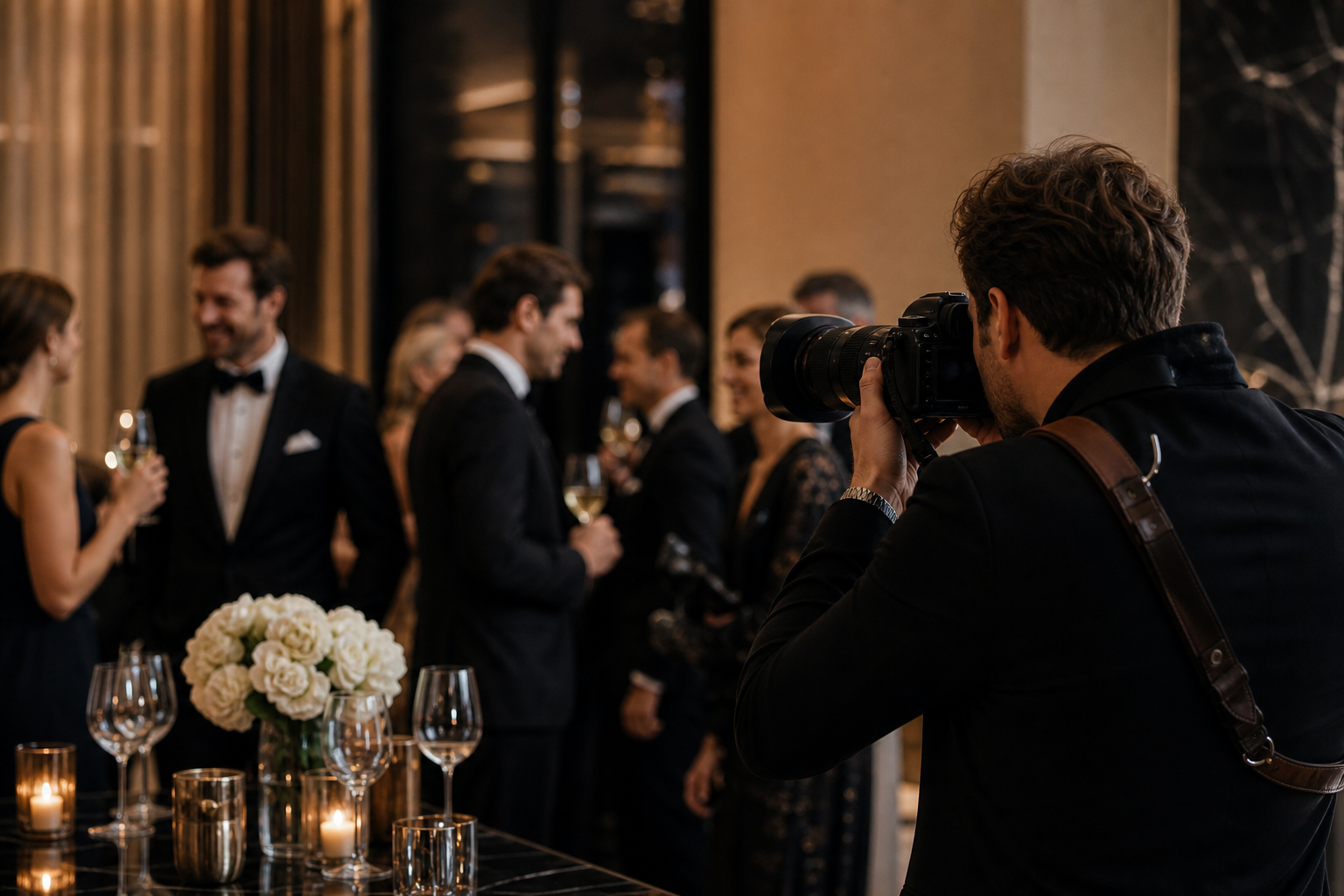Event photography lesson with documentary moments